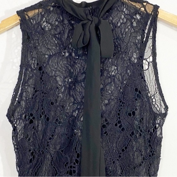 ZARA Collection Lace Mixed Jumpsuit Black - Picture 11 of 16